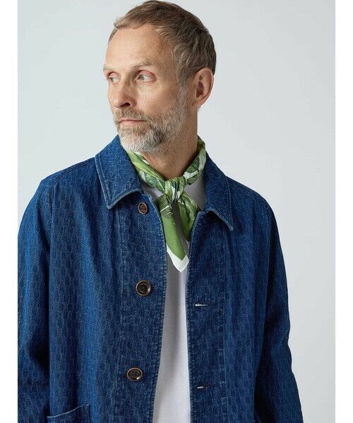 Aquascutum / アクアスキュータム マフラー・ショール・スヌード・ストール | Kew Garden Print Neckerchief（ｸﾞﾘｰﾝ）