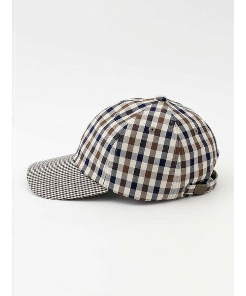 Aquascutum / アクアスキュータム キャップ | Combination Club Check Cap | 詳細1