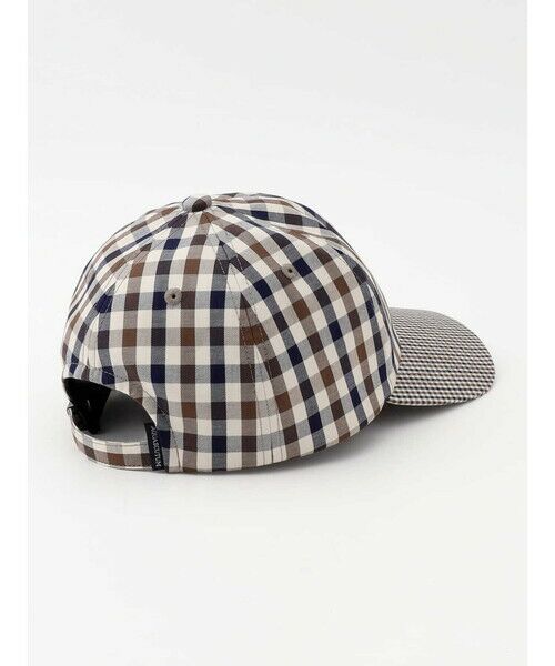 Aquascutum / アクアスキュータム キャップ | Combination Club Check Cap | 詳細2