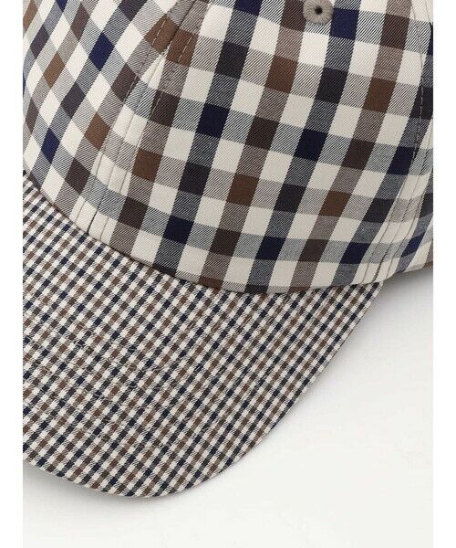Aquascutum / アクアスキュータム キャップ | Combination Club Check Cap | 詳細7