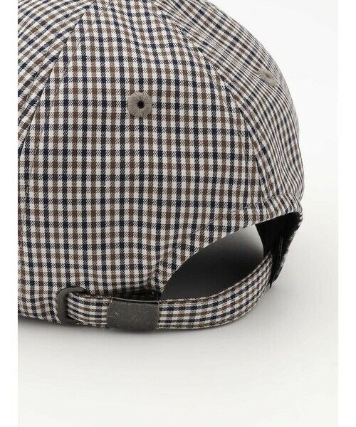 Aquascutum / アクアスキュータム キャップ | Club Check×AQUA5 Cap | 詳細7