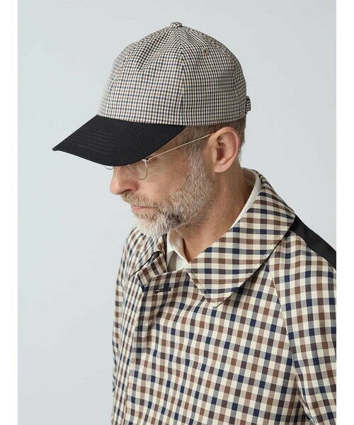 Aquascutum / アクアスキュータム キャップ | Club Check×AQUA5 Cap（ﾈｲﾋﾞｰ）