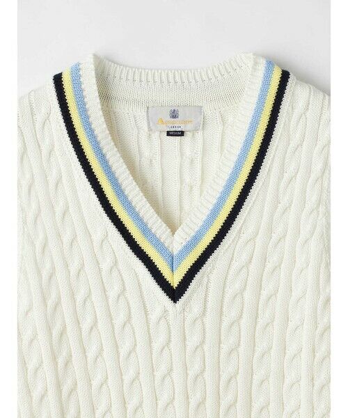 Aquascutum / アクアスキュータム ニット・セーター | 【UK Traditional】Sleeveless Criket Jumper | 詳細2