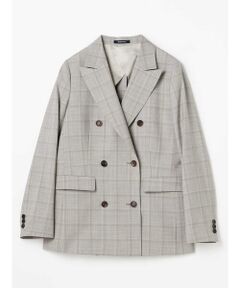 Aquascutum / アクアスキュータム テーラードジャケット | ジニョーネチェック ダブルジャケット