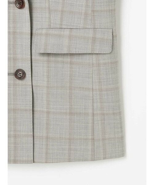 Aquascutum / アクアスキュータム テーラードジャケット | ジニョーネチェック ダブルジャケット | 詳細4