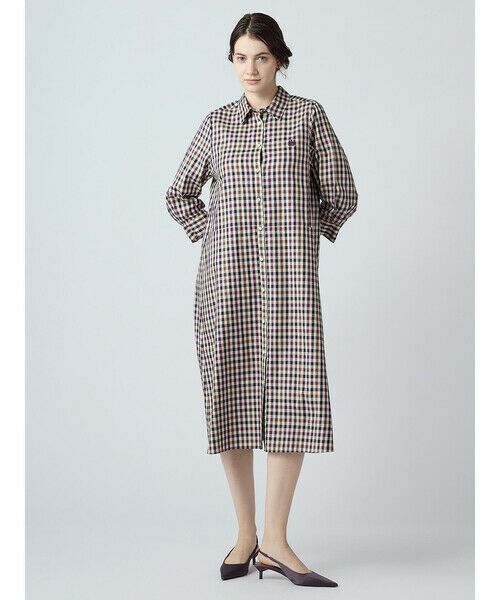 Aquascutum / アクアスキュータム ドレス | Anniversary check シャツドレス | 詳細1