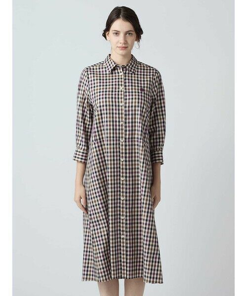 Aquascutum / アクアスキュータム ドレス | Anniversary check シャツドレス | 詳細2