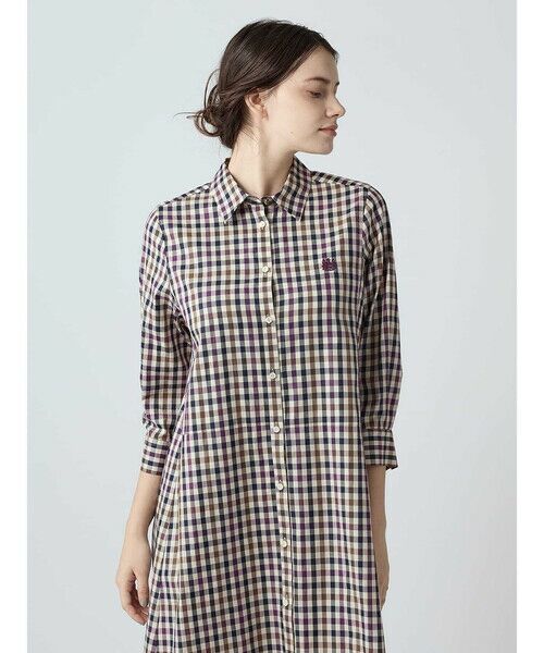 Aquascutum / アクアスキュータム ドレス | Anniversary check シャツドレス | 詳細5