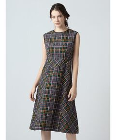 Aquascutum / アクアスキュータム ドレス | シアービッグチェック ノースリーブドレス