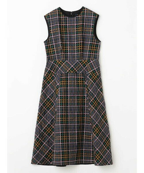 Aquascutum / アクアスキュータム ドレス | シアービッグチェック ノースリーブドレス | 詳細6