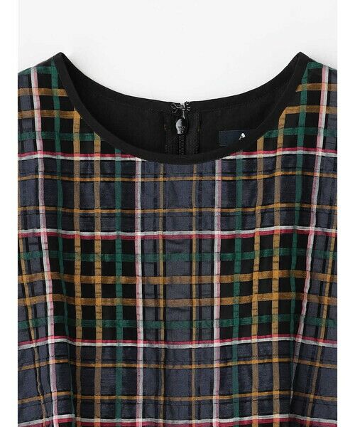 Aquascutum / アクアスキュータム ドレス | シアービッグチェック ノースリーブドレス | 詳細8