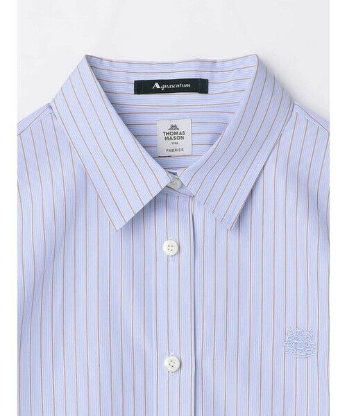 Aquascutum / アクアスキュータム シャツ・ブラウス | カラードストライプシャツ | 詳細8