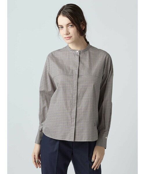 Aquascutum / アクアスキュータム シャツ・ブラウス | <175th Limited>Anniversary check ブラウス（ﾊﾟｰﾌﾟﾙ）