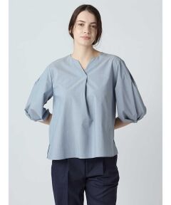 Aquascutum / アクアスキュータム シャツ・ブラウス | プレーンストレッチブラウス