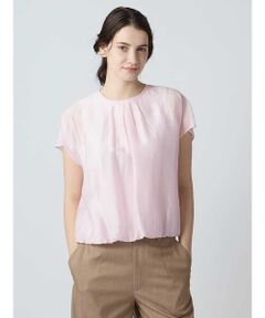 Aquascutum / アクアスキュータム シャツ・ブラウス | テンセルシルク シアーブラウス