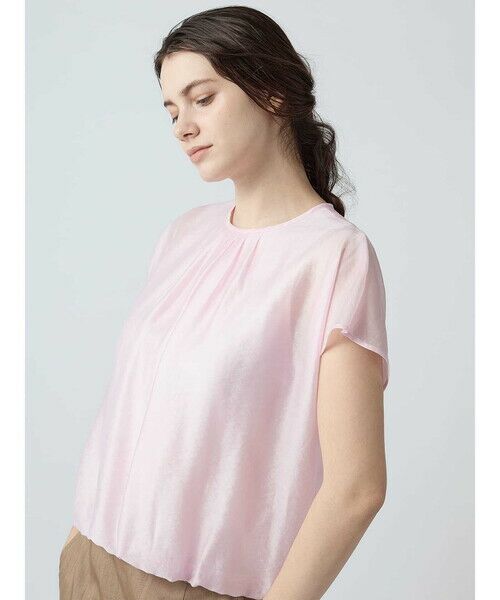 Aquascutum / アクアスキュータム シャツ・ブラウス | テンセルシルク シアーブラウス | 詳細5