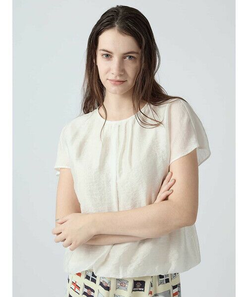 Aquascutum / アクアスキュータム シャツ・ブラウス | テンセルシルク シアーブラウス | 詳細12