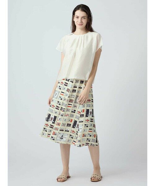 Aquascutum / アクアスキュータム シャツ・ブラウス | テンセルシルク シアーブラウス | 詳細8