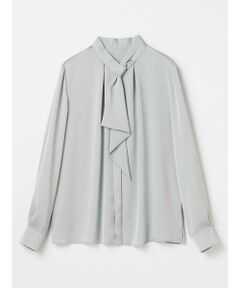 Aquascutum / アクアスキュータム シャツ・ブラウス | サテンボウタイブラウス
