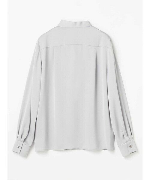 Aquascutum / アクアスキュータム シャツ・ブラウス | サテンボウタイブラウス | 詳細1