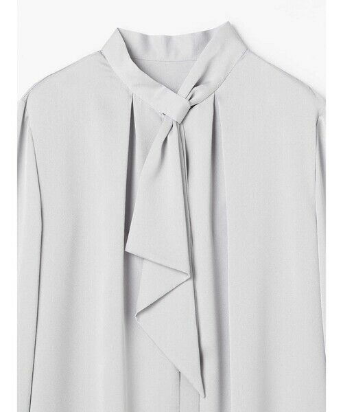Aquascutum / アクアスキュータム シャツ・ブラウス | サテンボウタイブラウス | 詳細2