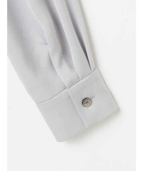 Aquascutum / アクアスキュータム シャツ・ブラウス | サテンボウタイブラウス | 詳細3