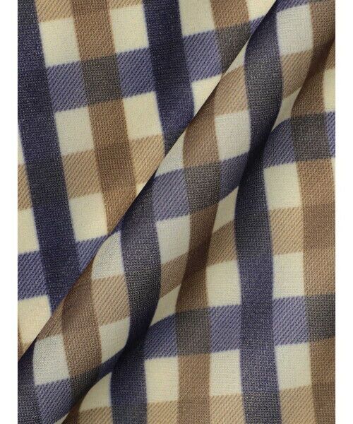 Aquascutum / アクアスキュータム ミニ・ひざ丈スカート | クラブチェックオーガンジースカート | 詳細11