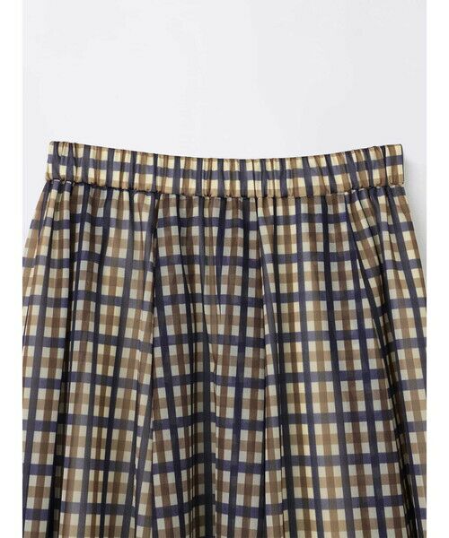 Aquascutum / アクアスキュータム ミニ・ひざ丈スカート | クラブチェックオーガンジースカート | 詳細8