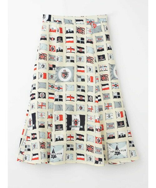 Aquascutum / アクアスキュータム ミニ・ひざ丈スカート | アーカイブプリントスカート | 詳細3