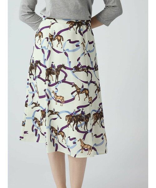 Aquascutum / アクアスキュータム ミニ・ひざ丈スカート | アーカイブプリントスカート | 詳細9