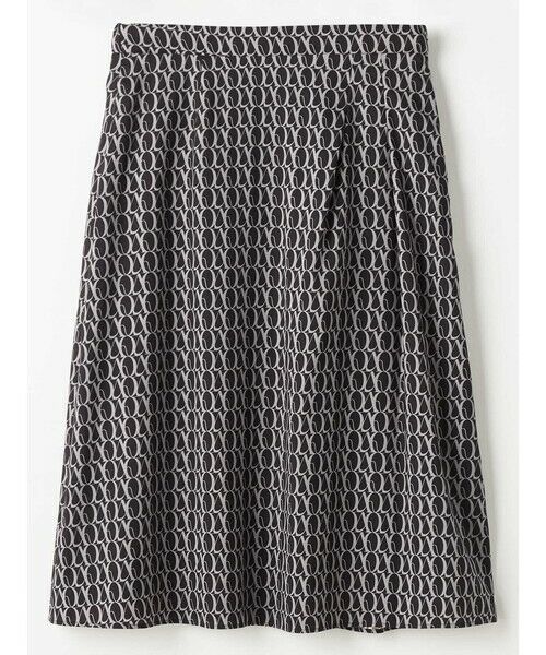 Aquascutum / アクアスキュータム ミニ・ひざ丈スカート | 【セットアップ対応】AQプリントスカート | 詳細1
