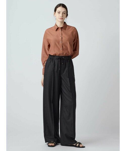 Aquascutum / アクアスキュータム その他パンツ | ソフトワッシャーツイル イージーワイドパンツ | 詳細15