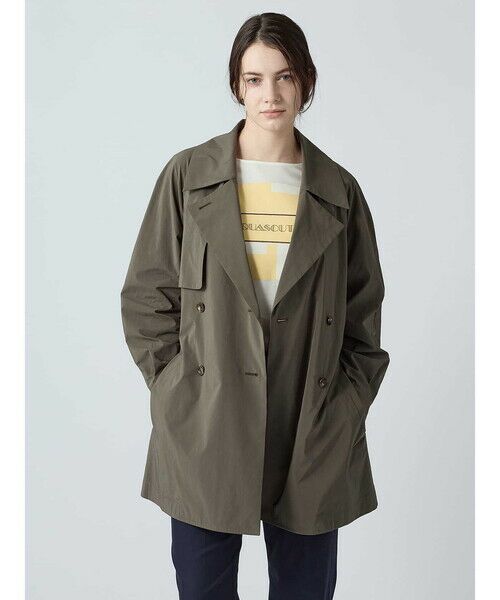 Aquascutum / アクアスキュータム その他アウター | ポリエステルタフタコート（ｶｰｷ）