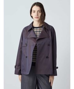 Aquascutum / アクアスキュータム その他アウター | コットンシルクショートトレンチ