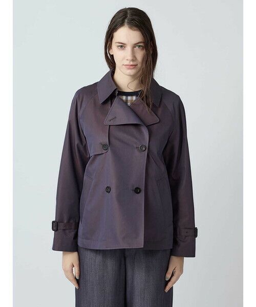 Aquascutum / アクアスキュータム その他アウター | コットンシルクショートトレンチ | 詳細2