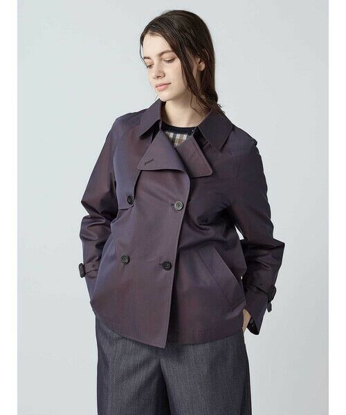 Aquascutum / アクアスキュータム その他アウター | コットンシルクショートトレンチ | 詳細5