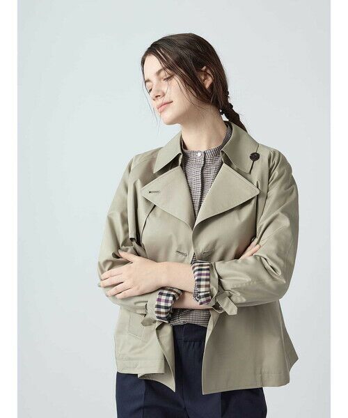 Aquascutum / アクアスキュータム その他アウター | コットンシルクショートトレンチ | 詳細16