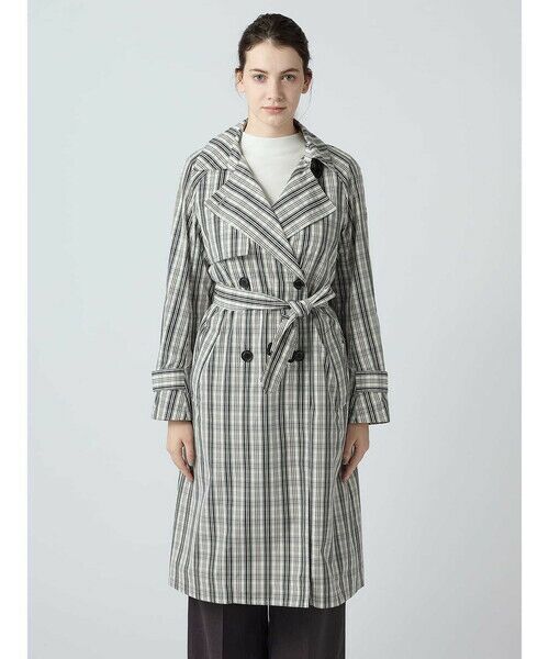 Aquascutum / アクアスキュータム その他アウター | チェックタフタ トレンチコート | 詳細2