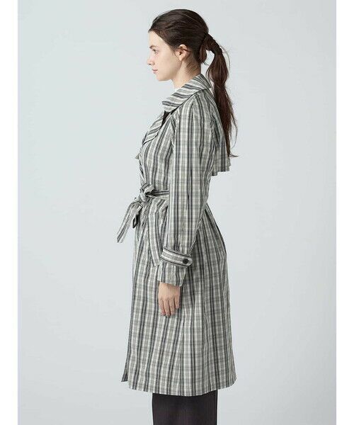 Aquascutum / アクアスキュータム その他アウター | チェックタフタ トレンチコート | 詳細3