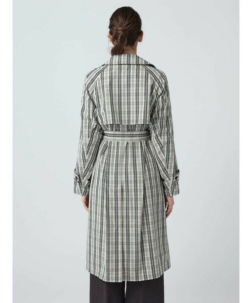 Aquascutum / アクアスキュータム その他アウター | チェックタフタ トレンチコート | 詳細4