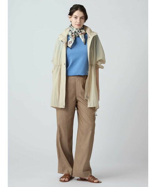 Aquascutum / アクアスキュータム その他アウター | エアリーナイロン ロングパーカー | 詳細1