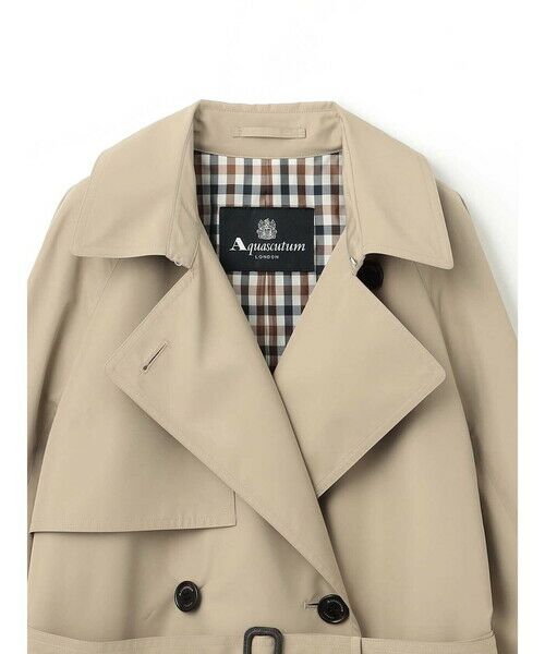 Aquascutum / アクアスキュータム その他アウター | ソレラタフタ ダブルトレンチコート | 詳細14