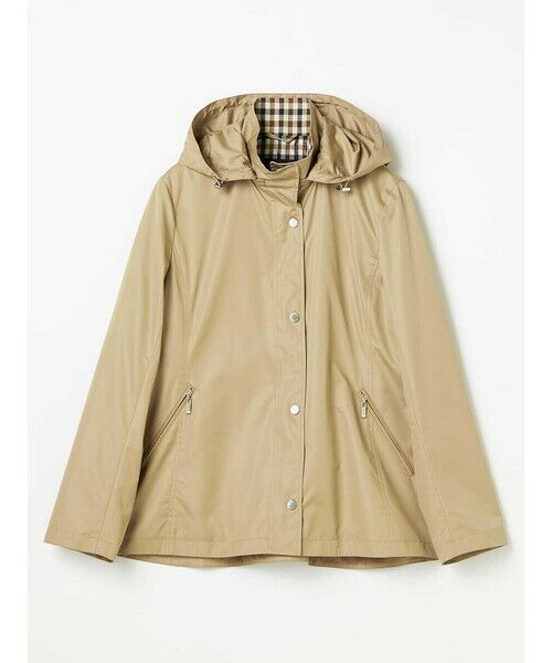 Aquascutum / アクアスキュータム その他アウター | ポリエステルタフタ ショートコート（ﾍﾞｰｼﾞｭ）