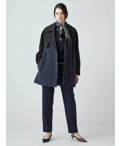 Aquascutum / アクアスキュータム その他アウター | ポリエステルタフタバイカラーコート | 詳細1