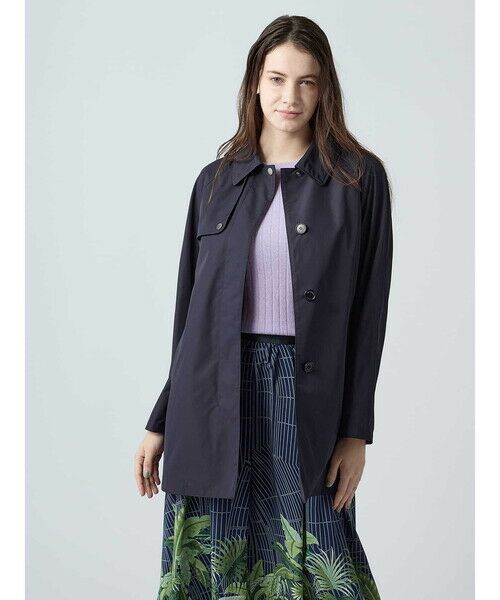 Aquascutum / アクアスキュータム その他アウター | ソレラタフタ Aライントレンチコート（ﾈｲﾋﾞｰ）