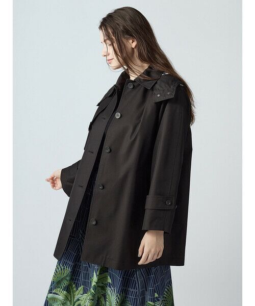 Aquascutum / アクアスキュータム その他アウター | NEW AQUA TECH フーデッドコート（ﾌﾞﾗｯｸ）