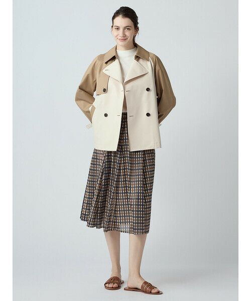 Aquascutum / アクアスキュータム その他アウター | NEW AQUA TECH バイカラーショートコート | 詳細1