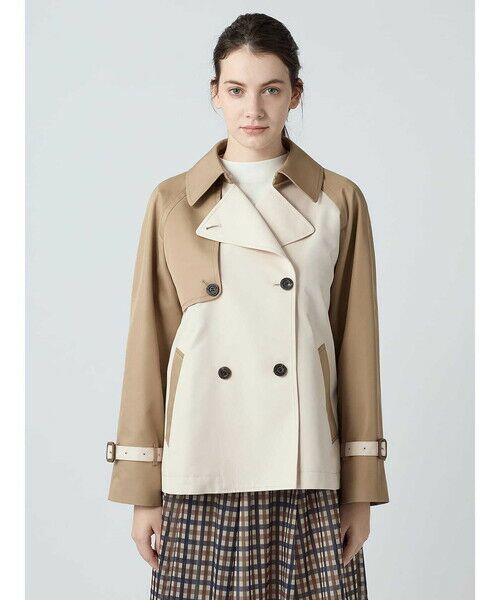 Aquascutum / アクアスキュータム その他アウター | NEW AQUA TECH バイカラーショートコート | 詳細2