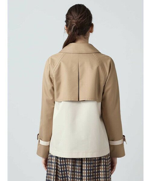 Aquascutum / アクアスキュータム その他アウター | NEW AQUA TECH バイカラーショートコート | 詳細4