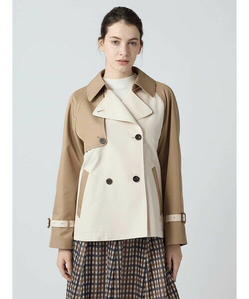 Aquascutum / アクアスキュータム その他アウター | NEW AQUA TECH バイカラーショートコート | 詳細5